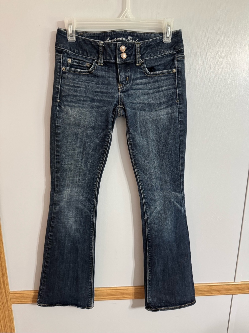 American Eagle Outfitters Artist Blue Flare Jeans Size 0